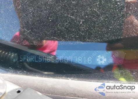 2014 Honda Odyssey Ex-L from USA, damaged, VIN 5FNRL5H65EB077816